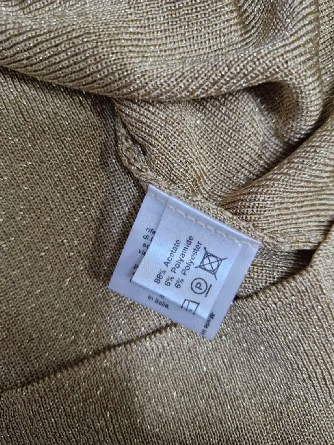 (새상품)루이사 스파그놀리. 금빛 원피스_S 상품이미지7