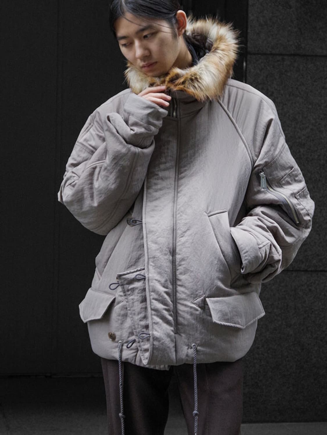 bed j.w ford  n-3b 자켓 카키컬러 새상품 상품이미지6