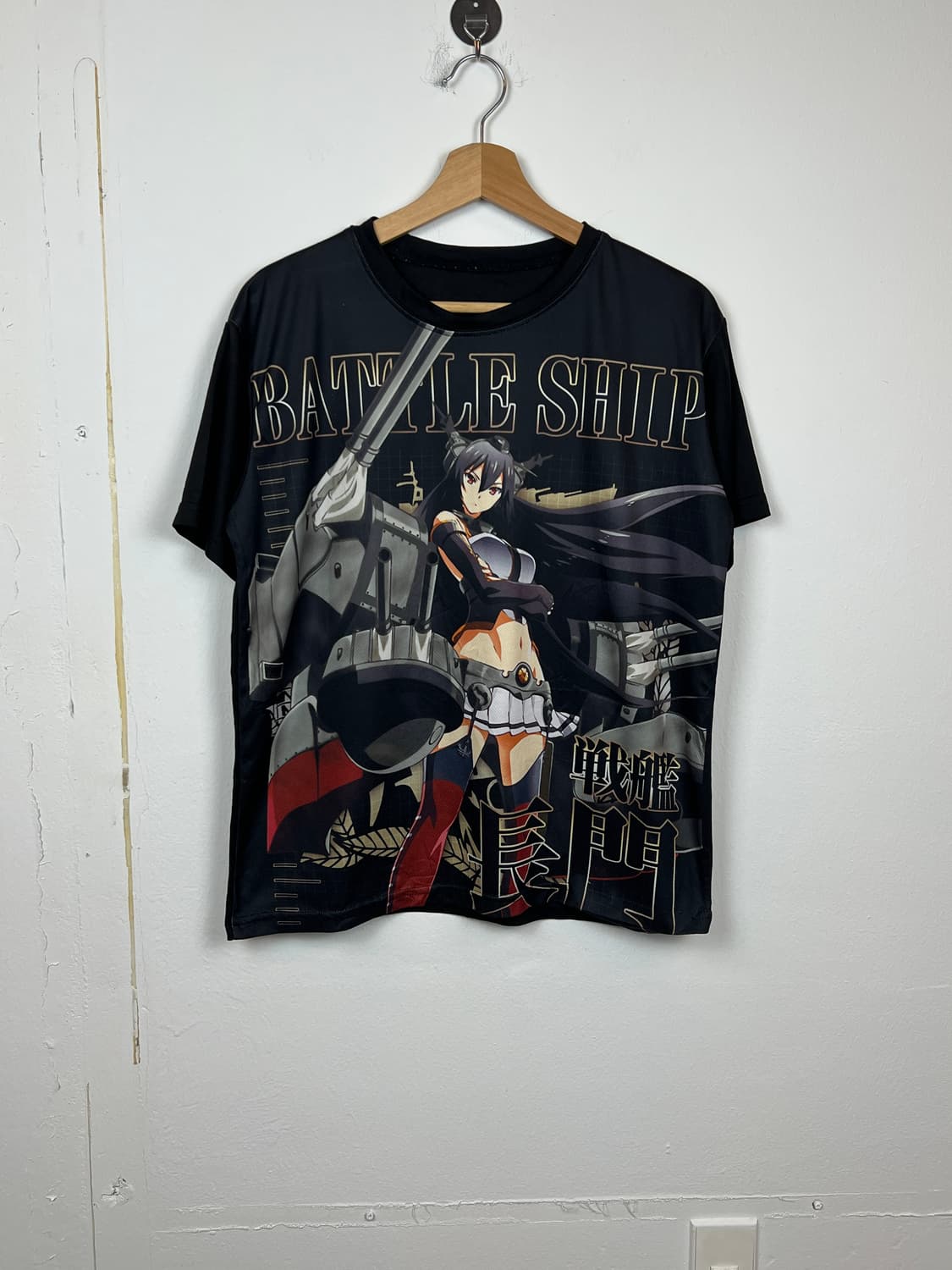 T174 JPN 칸코레/나가토전함 배틀쉽 기능성 반팔 티셔츠 OS 상품이미지1