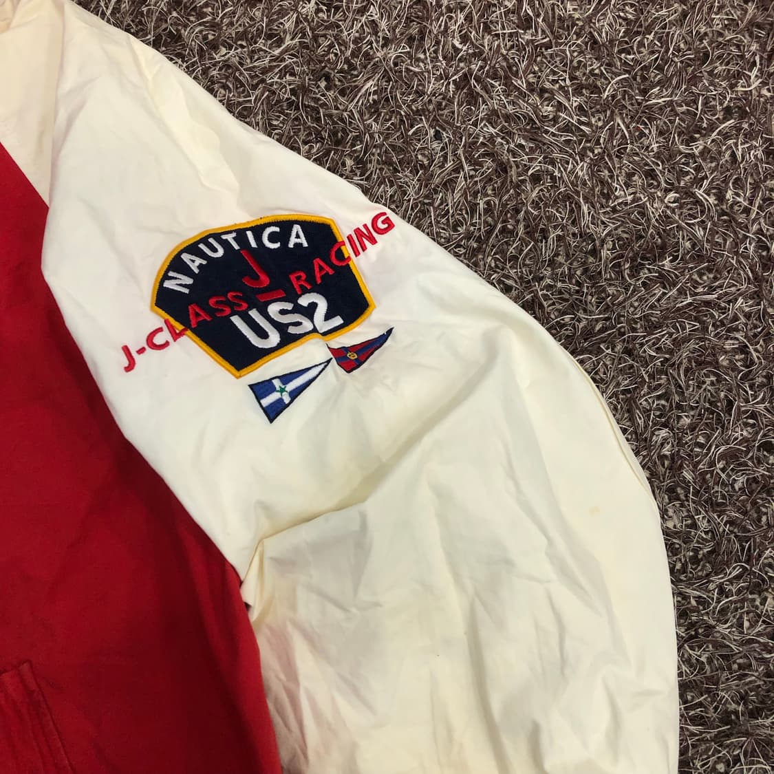 노티카 90s 올드스쿨 리버시블 컬러블록 바람막이 자켓 상품이미지3