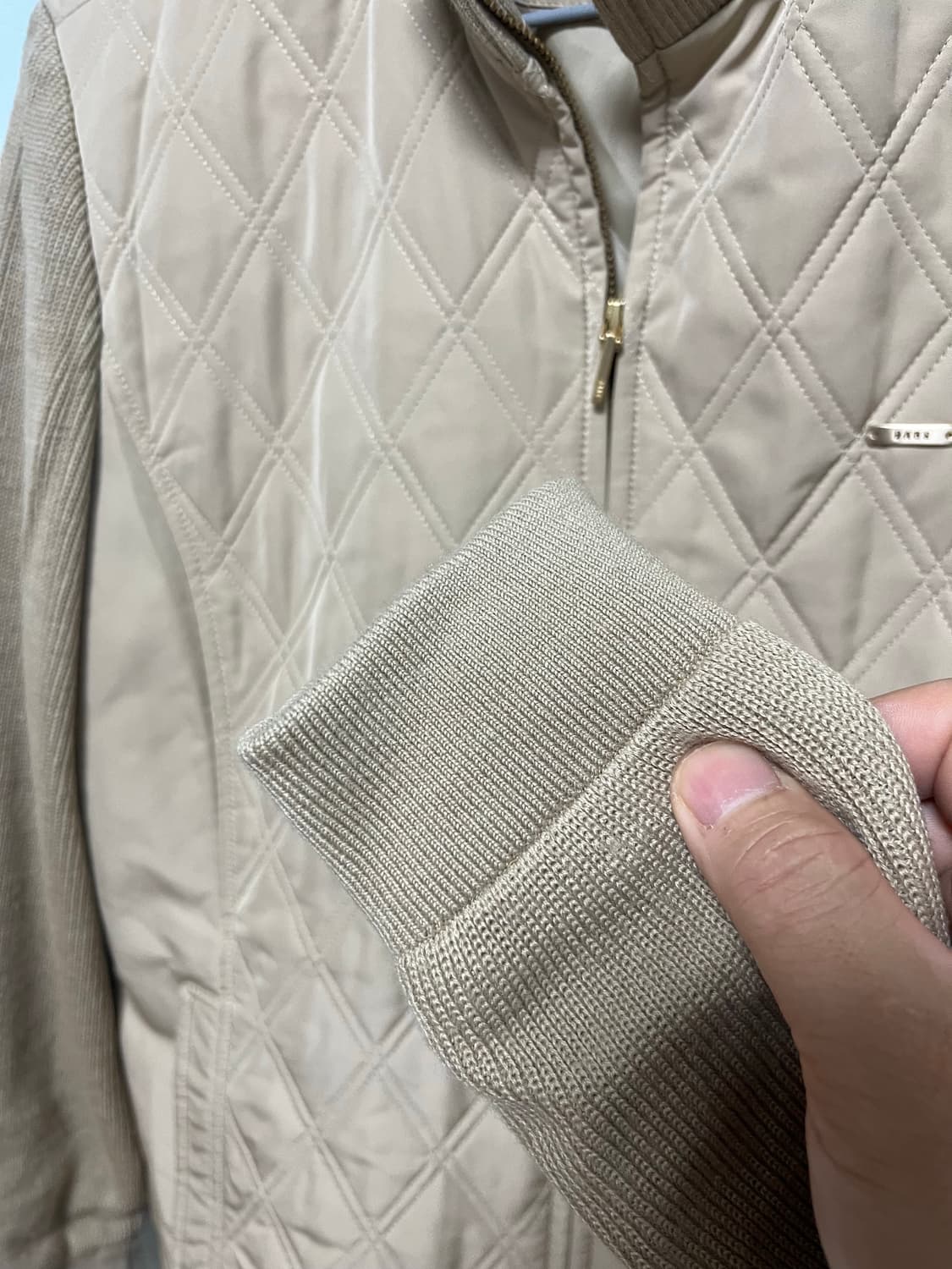 닥스(DAKS) 여성퀼팅 점퍼 베이지 상품이미지3