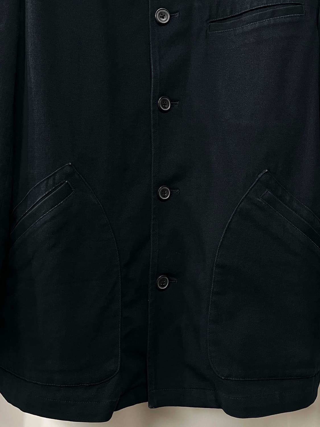 80's 챕스 랄프로렌 블랙 코튼트윌 헌팅 카코트 초어자켓 상품이미지6