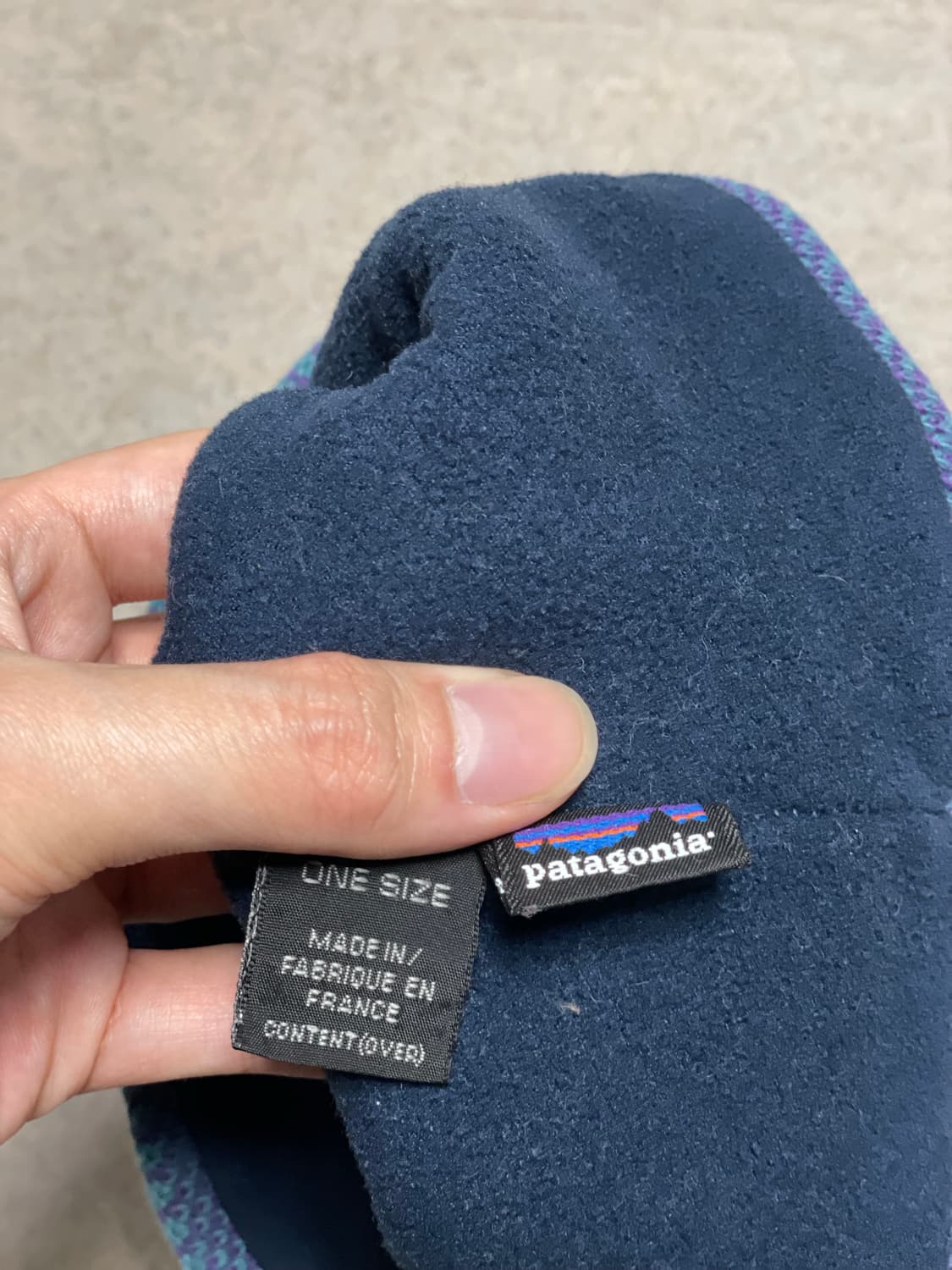 90s france 파타고니아 아즈텍 플리스 비니 상품이미지3