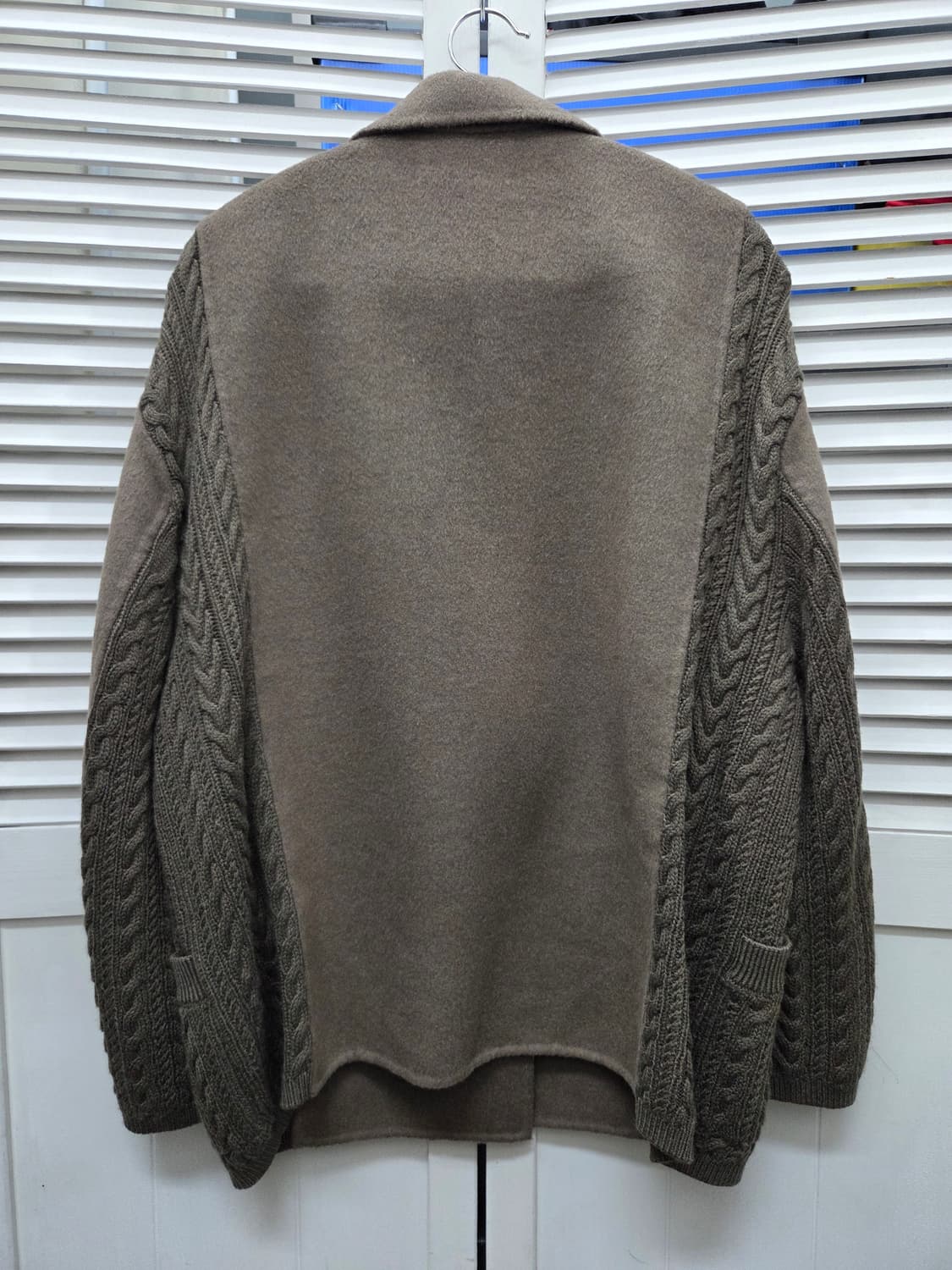 쏘울 So wool 니트패널 핸드메이드 자켓 상품이미지5