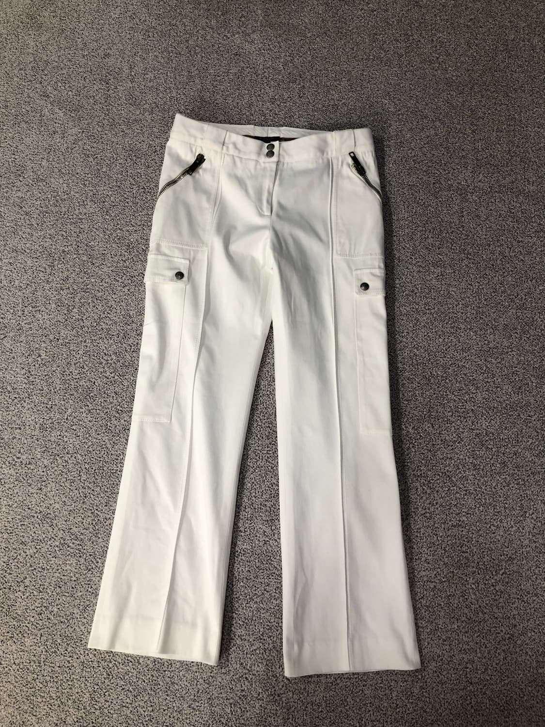 버버리 런던 화이트 코튼팬츠 29인치 상품이미지1