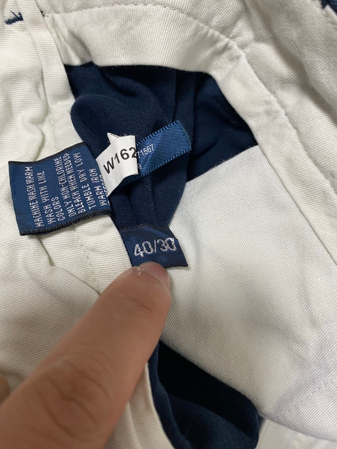 빈티지 90s 폴로 랄프로렌 프레스턴 치노 팬츠 네이비 상품이미지6