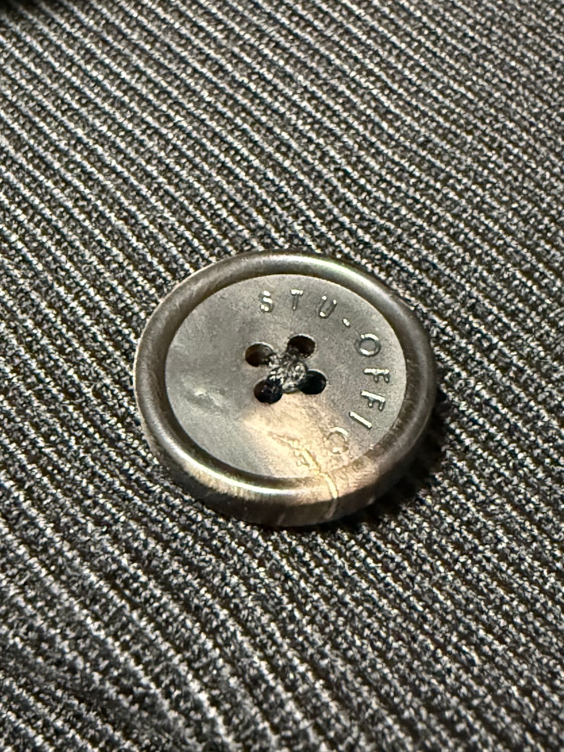 STU 라운드 카라리스 코트 L 상품이미지5