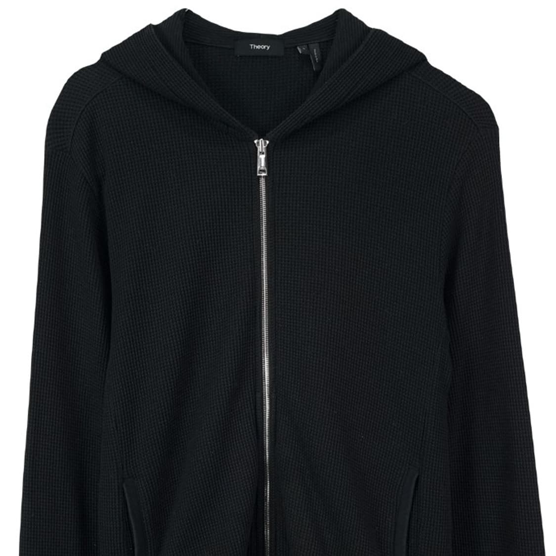 [띠어리] 니트 후드 집업 가디건 블랙 M18806 상품이미지4