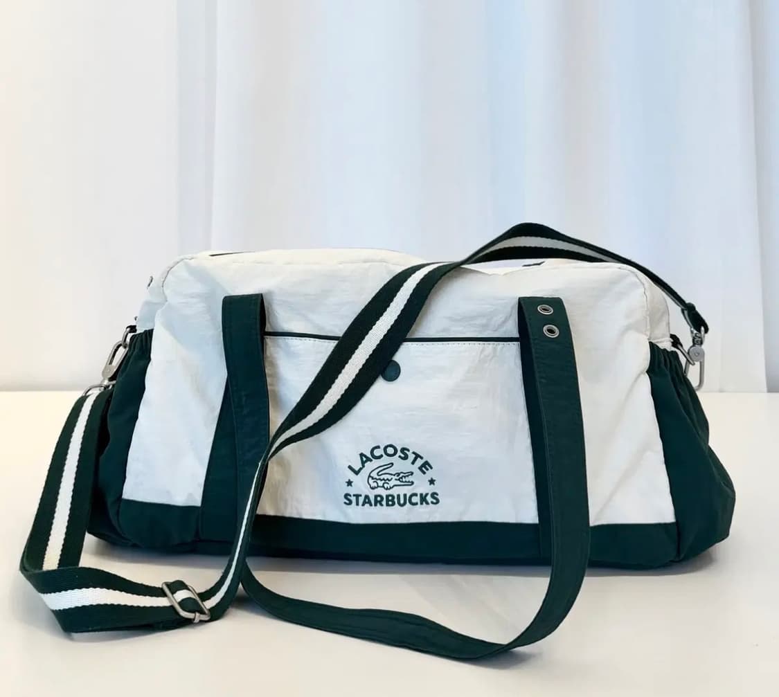 스타벅스 X 라코스테 (lacoste)멀티플백 상품이미지1