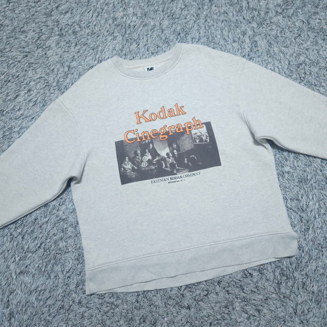 코닥) M 남자 오버핏 기모맨투맨 스웨트셔츠 / 왕눈이샵 상품이미지2