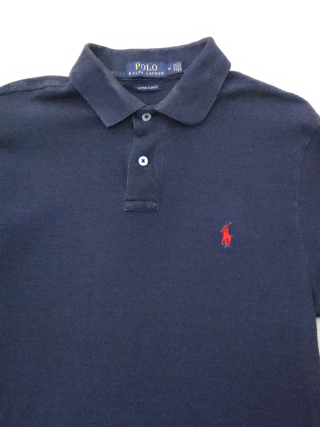 폴로 랄프로렌 네이비 반팔 카라티 m 상품이미지2