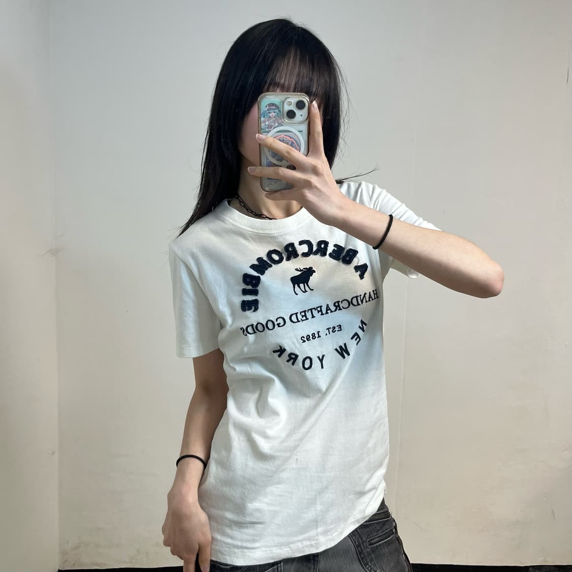 Abercrombie white t-shirt 상품이미지2