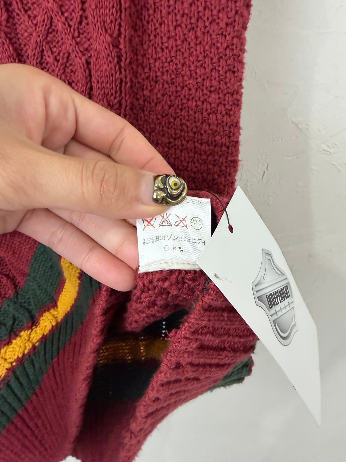 90s 히스테릭 글래머 프레피 니트 베스트 상품이미지4