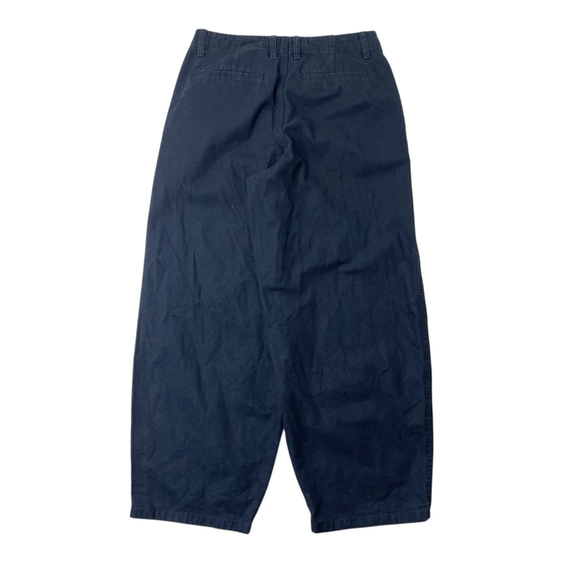 [중고] 자라 커브진 벌룬핏 네이비 면바지 상품이미지2