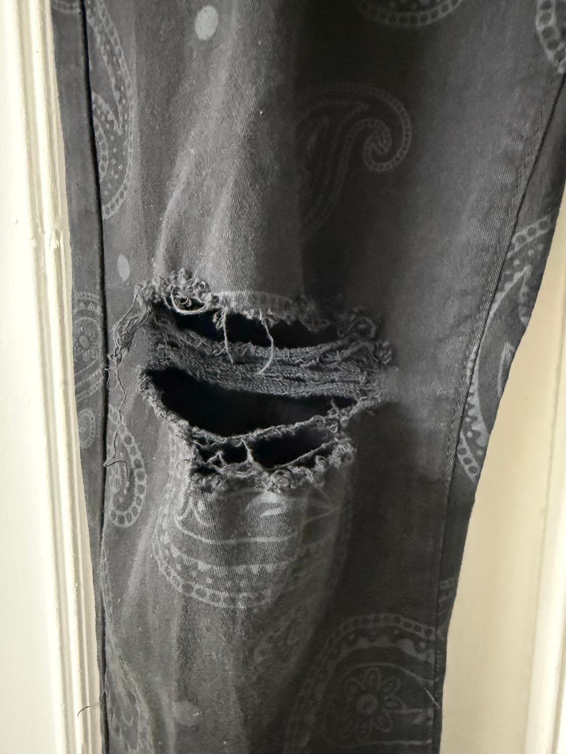 빈티지 반다나  무파흑청 Amiri 맛  스키니진 상품이미지5