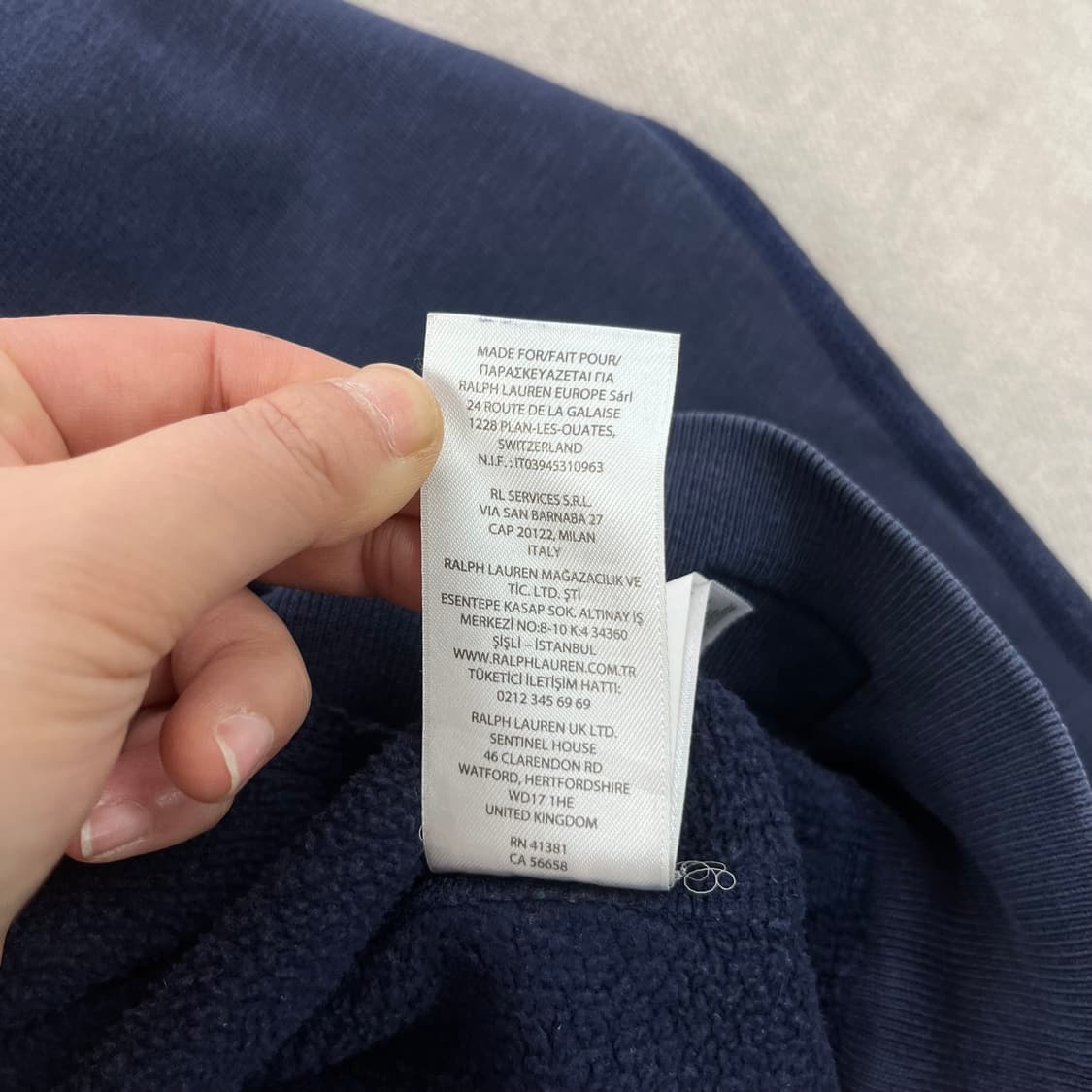 95 폴로랄프로렌 신형라벨 스펠아웃 맨투맨 상품이미지8