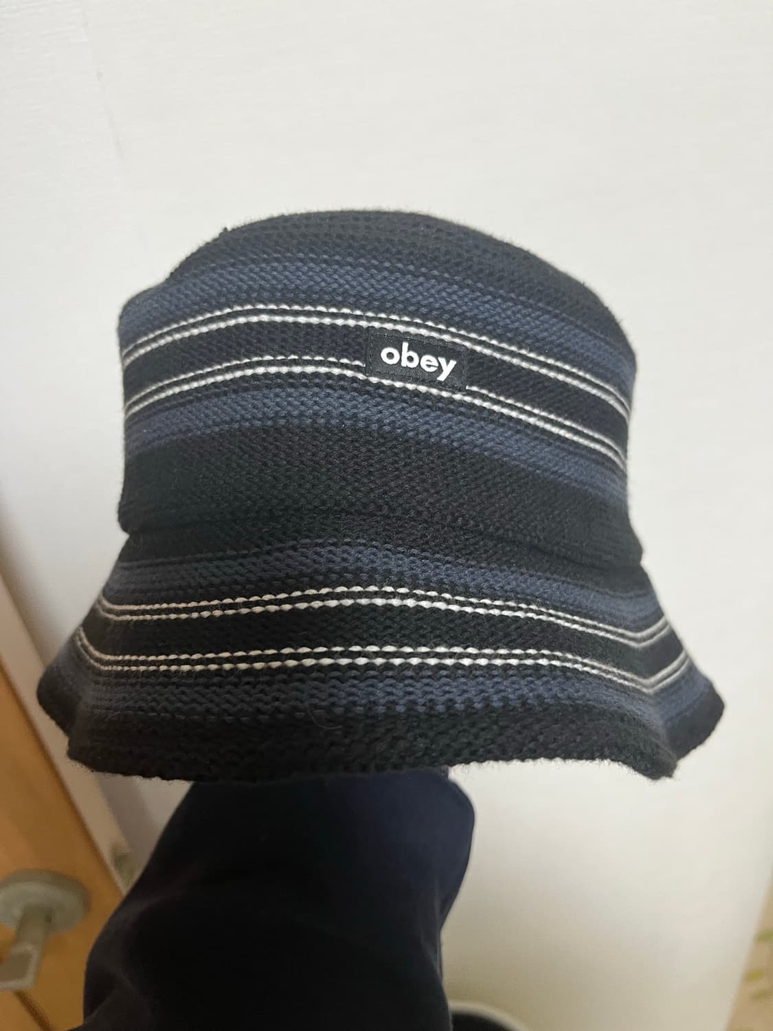 obey 니트버킷햇 상품이미지1