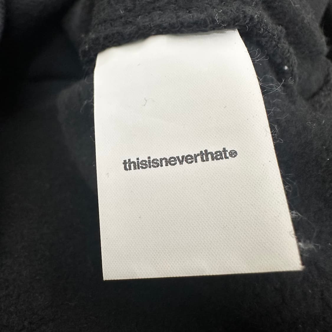 디스이즈네버댓 기모 맨투맨 블랙 S 상품이미지6