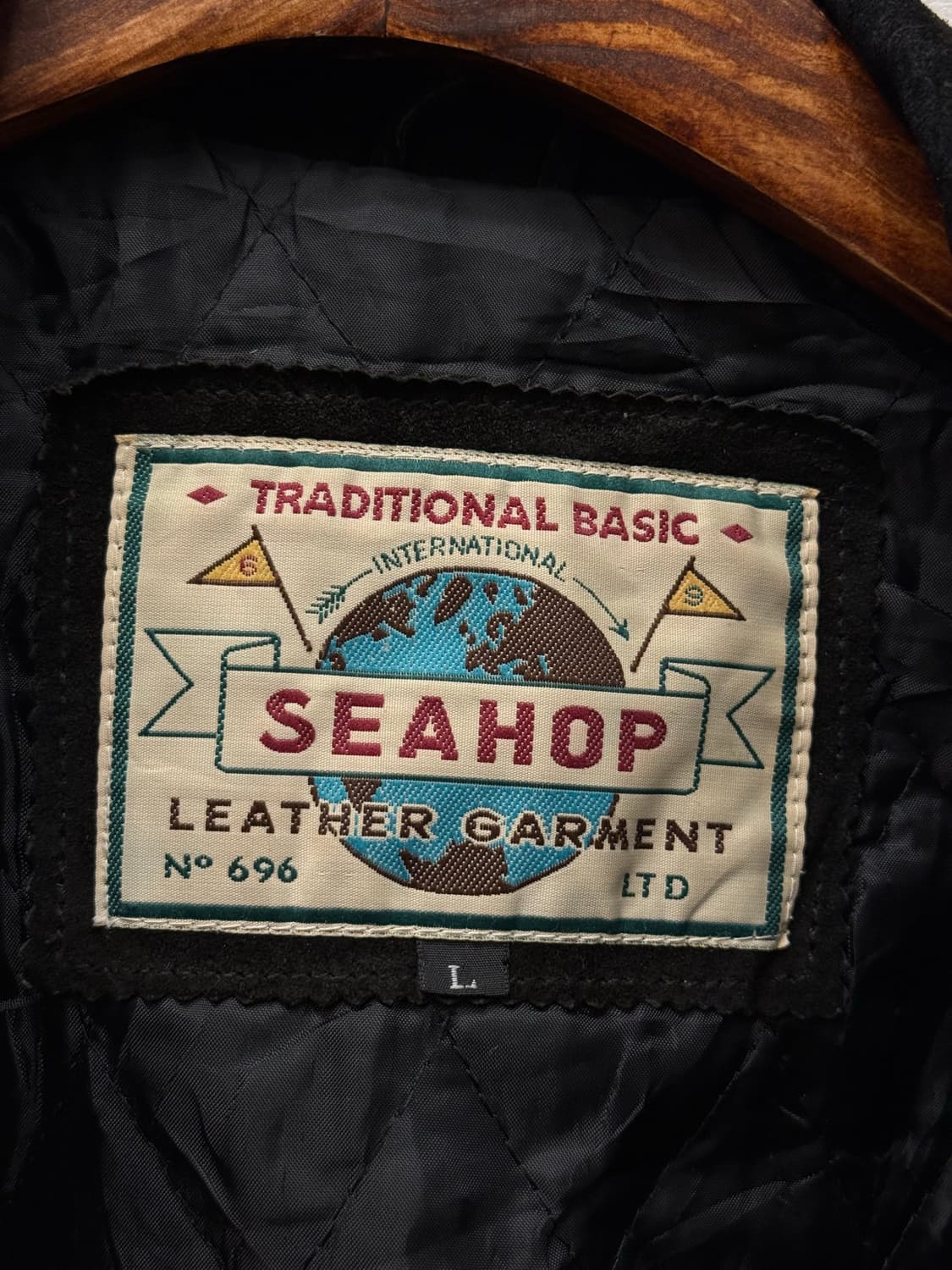 L) SEAHOP Traditional Basic Leather Jack 상품이미지7