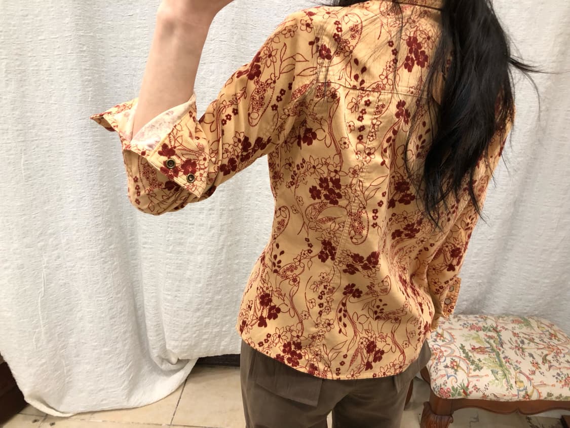 Flower corduroy shirts 상품이미지3