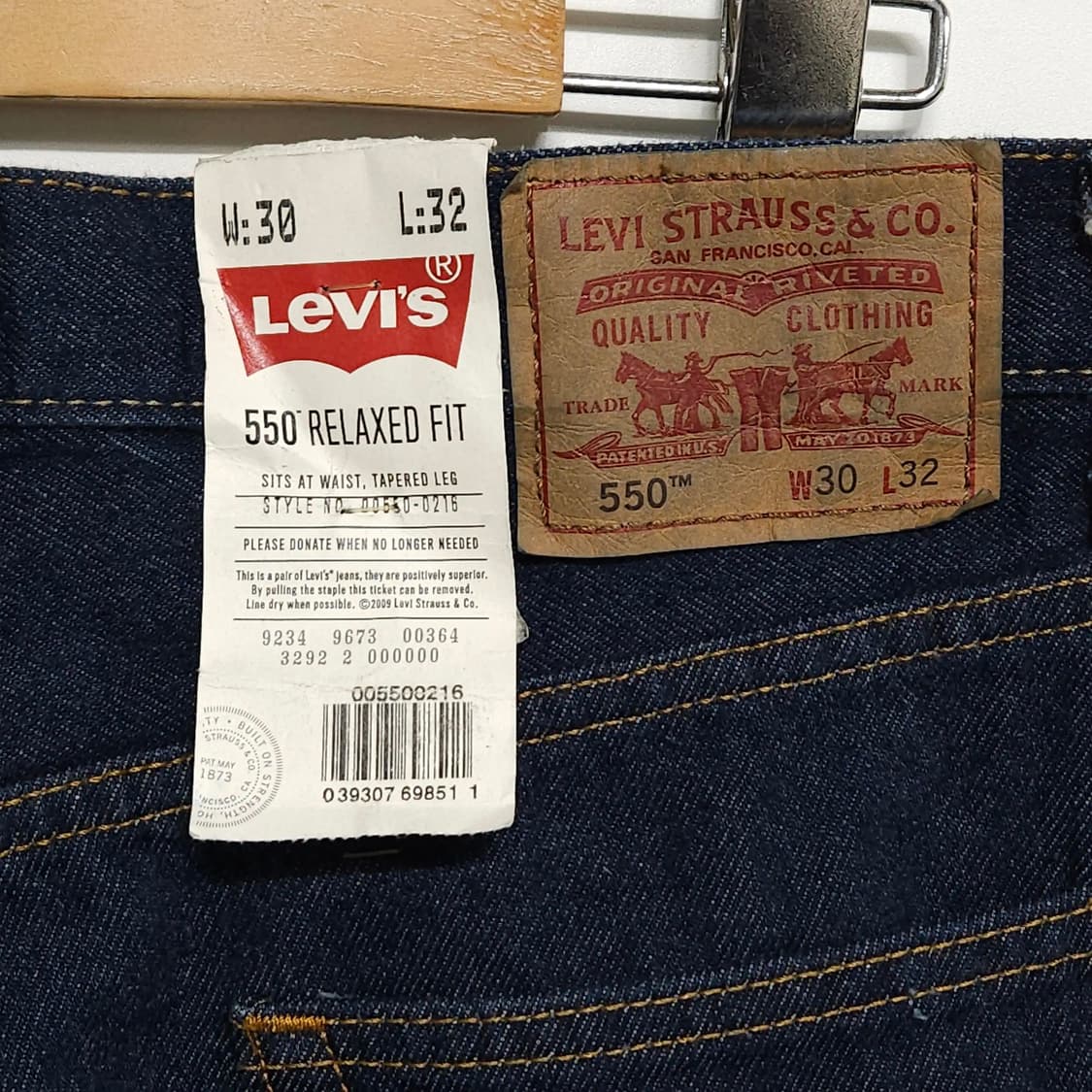 30)LEVIS 리바이스550 릴렉스드핏 데님팬츠 청바지 상품이미지6