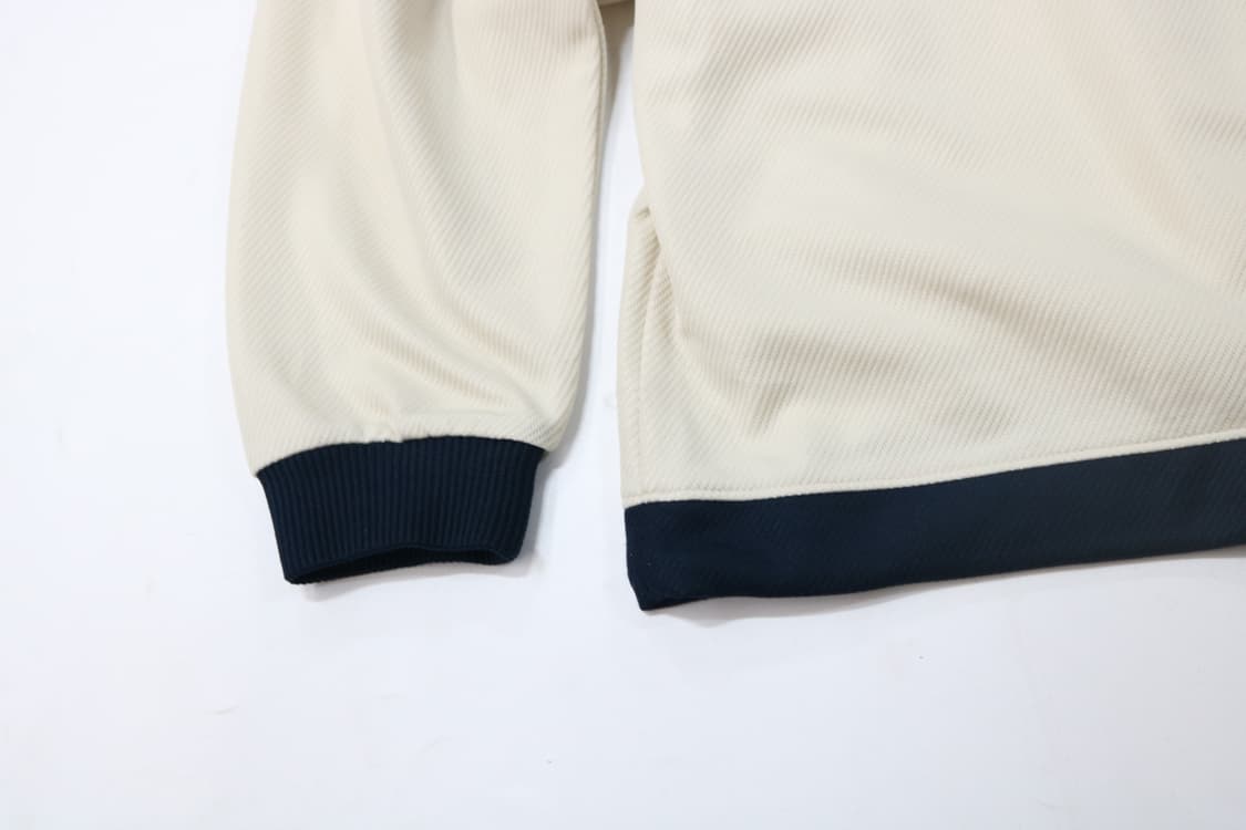 아디다스 빈티지 사이드 라인 로고 테이프 아이보리 트랙탑 자켓 (M) 상품이미지10