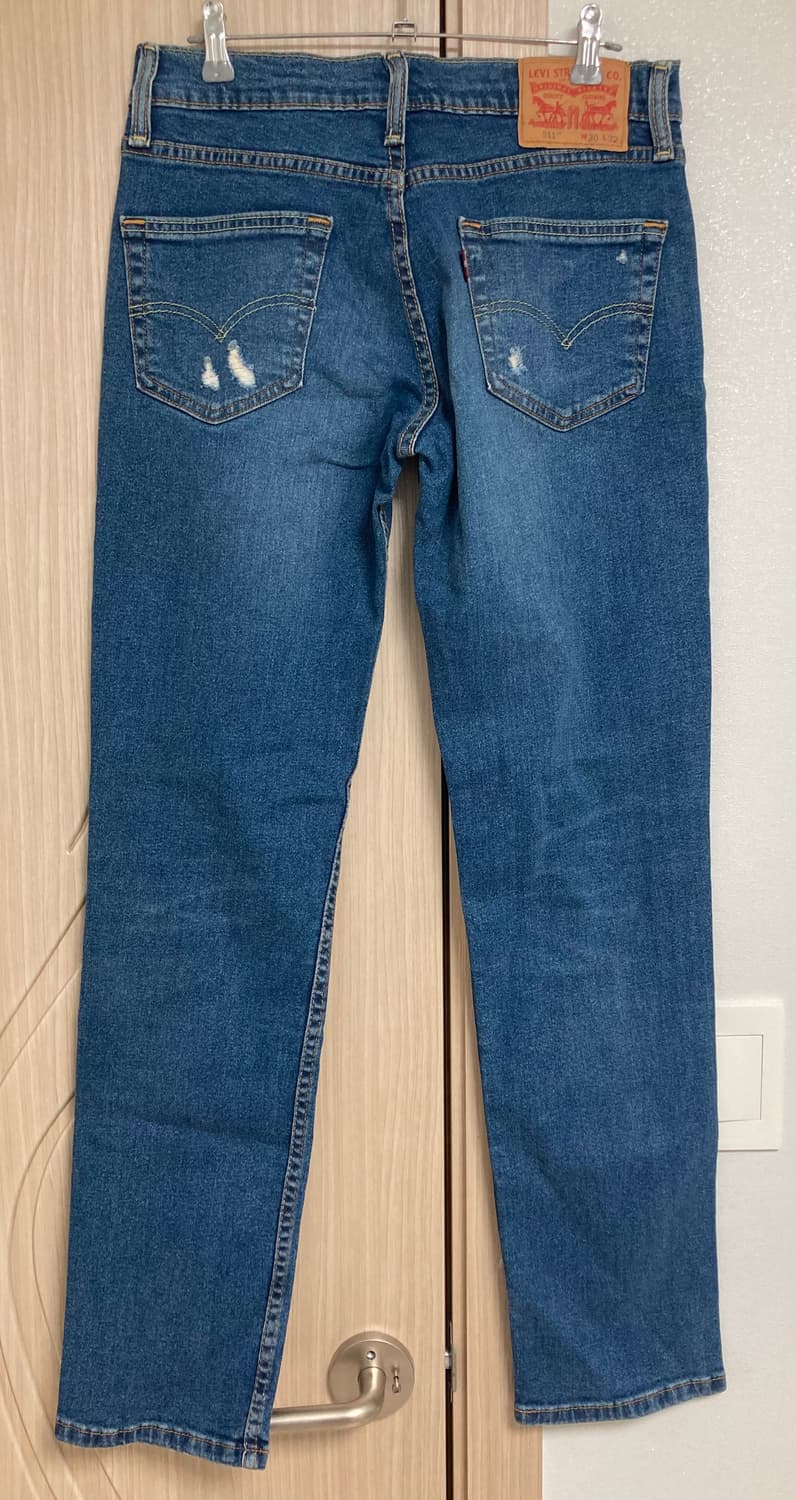 리바이스 511 데미지 리페어 데님팬츠 W30 상품이미지2