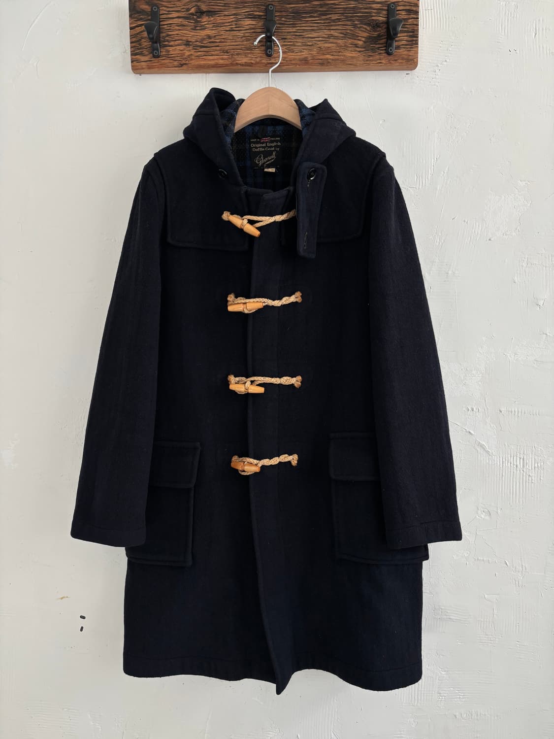 Gloverall 글로버올 네이비 더플 코트  상품이미지4