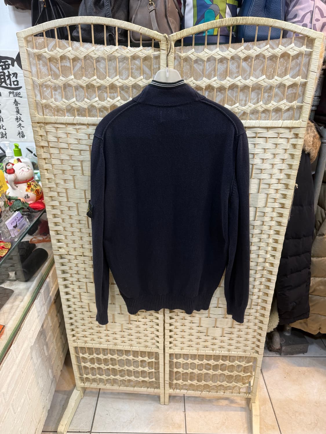 105 정품 스톤아일랜드 반집업 니트 팝니다 상품이미지9