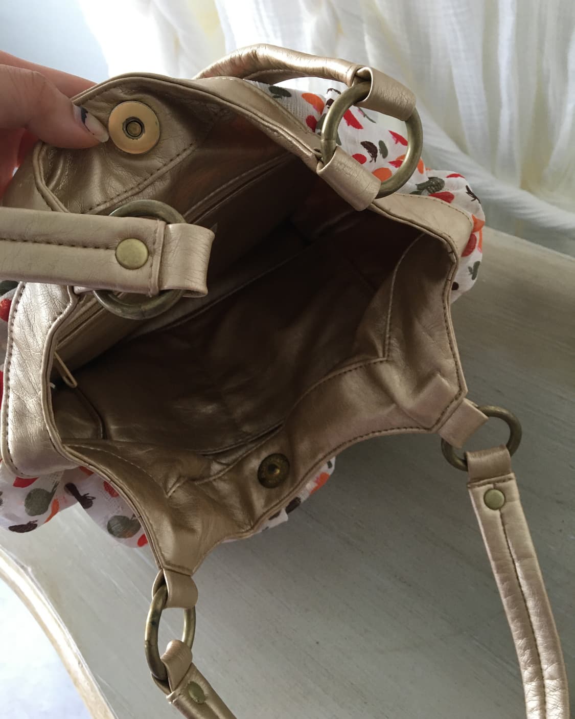  apple pattern bag 상품이미지5