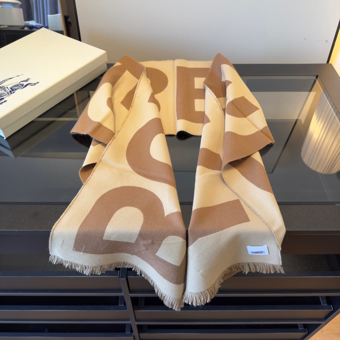 버버리숙녀 리버서블 스카프100% 램스울 상품이미지5