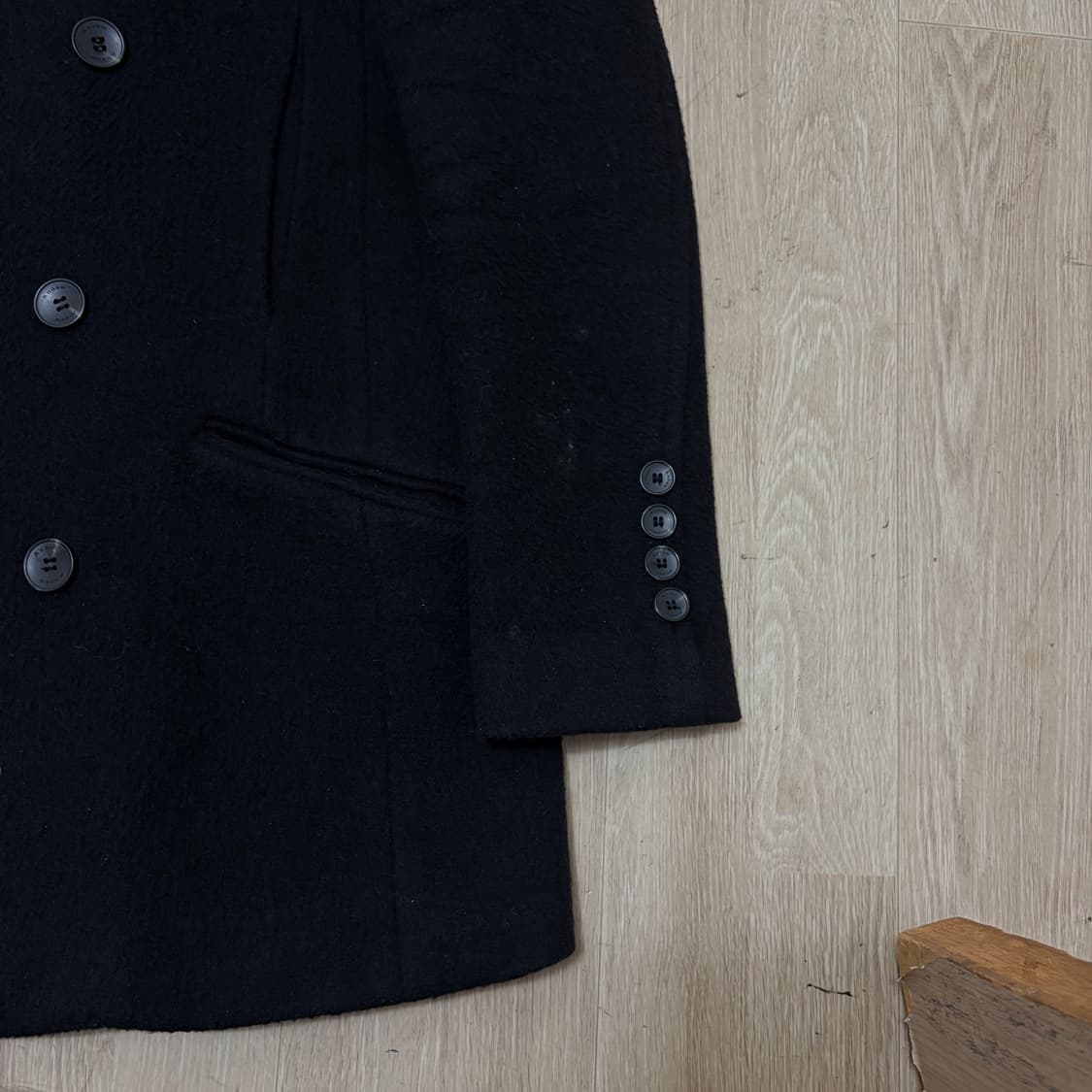 앤듀 남성 클래식 모직 더플 코트 XL/105  상품이미지4