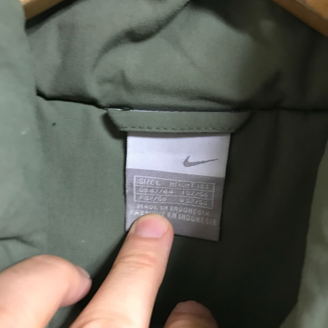 나이키 스펠로고 누빔 조끼패딩점퍼 상품이미지3