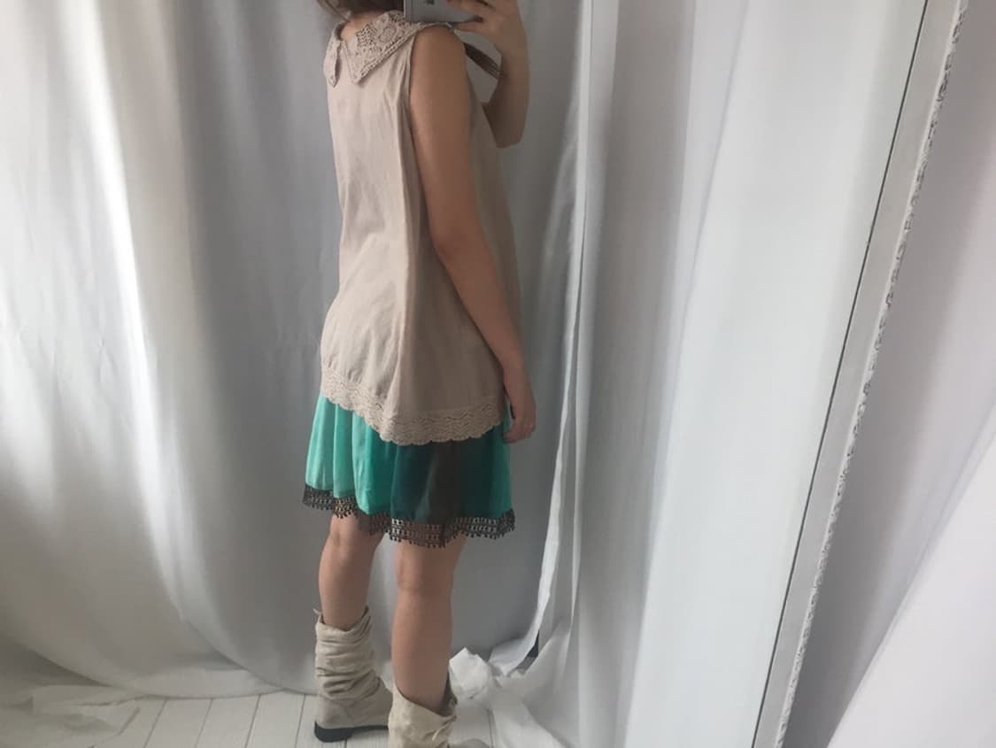 737. beige antique blouse 상품이미지4