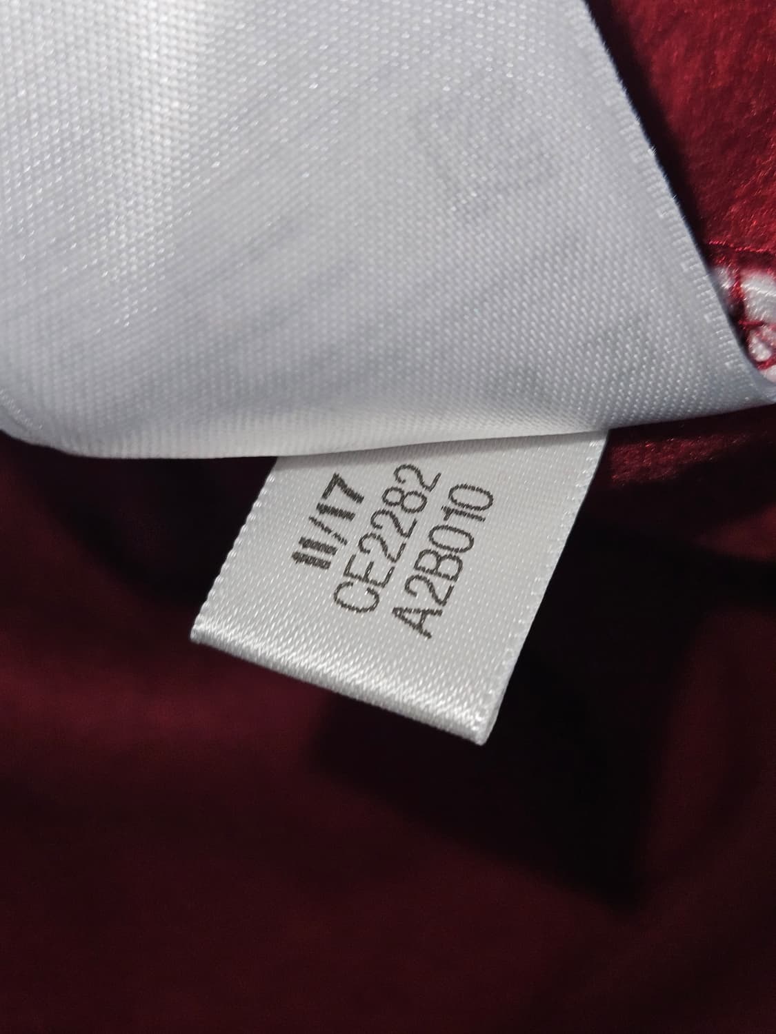 아디다스 오리지널 올드스쿨 블랙체리 브이넥 니트 빈티지 XS 아디브레이크 상품이미지6