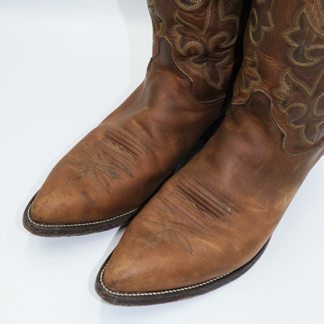 빈티지 저스틴 웨스턴 레더 부츠 10D(270)사이즈 BT27019 상품이미지6