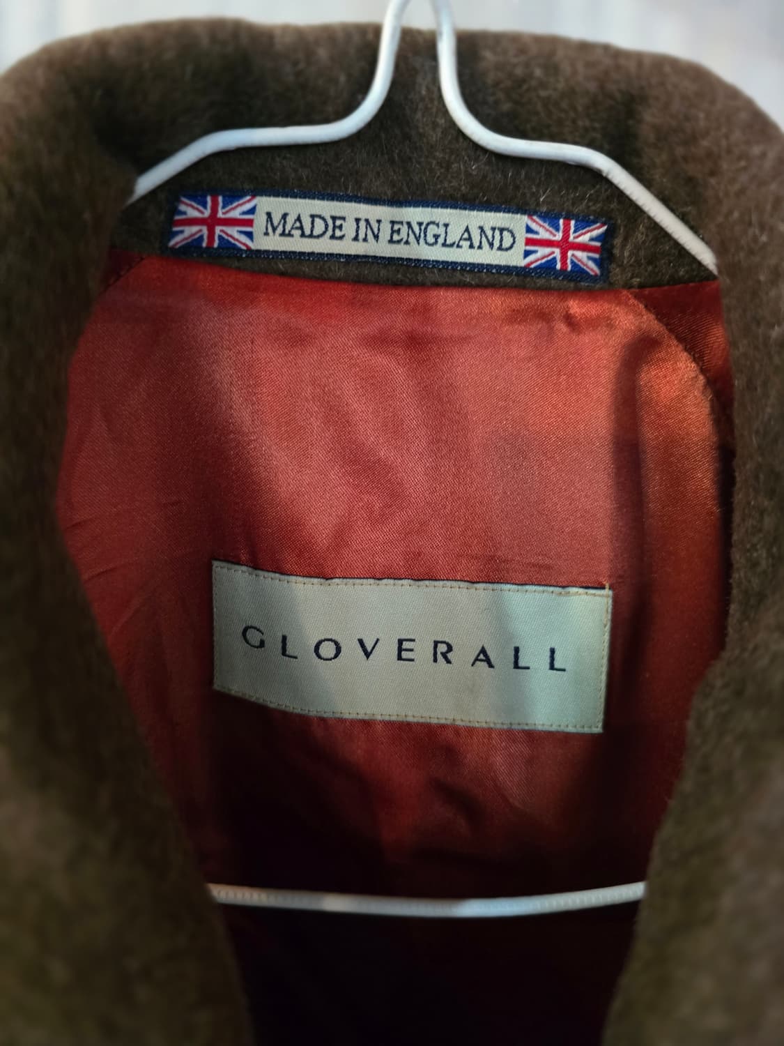 글로버올 브라운 울 오버핏 코트 잉글랜드  상품이미지4