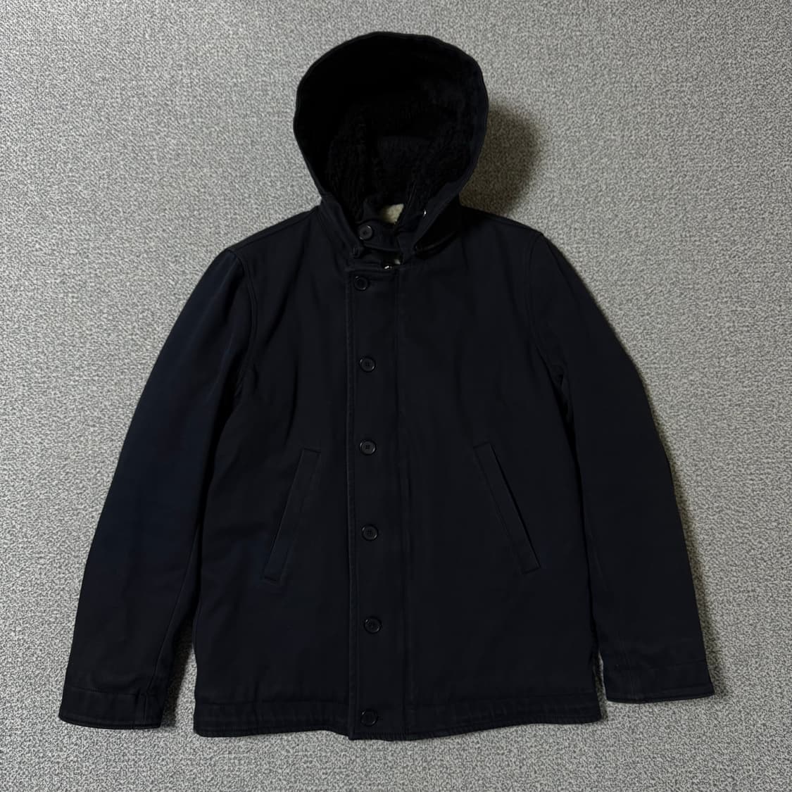 Sandro 산드로 양털 후드 덕자켓 여성용 XS 상품이미지1