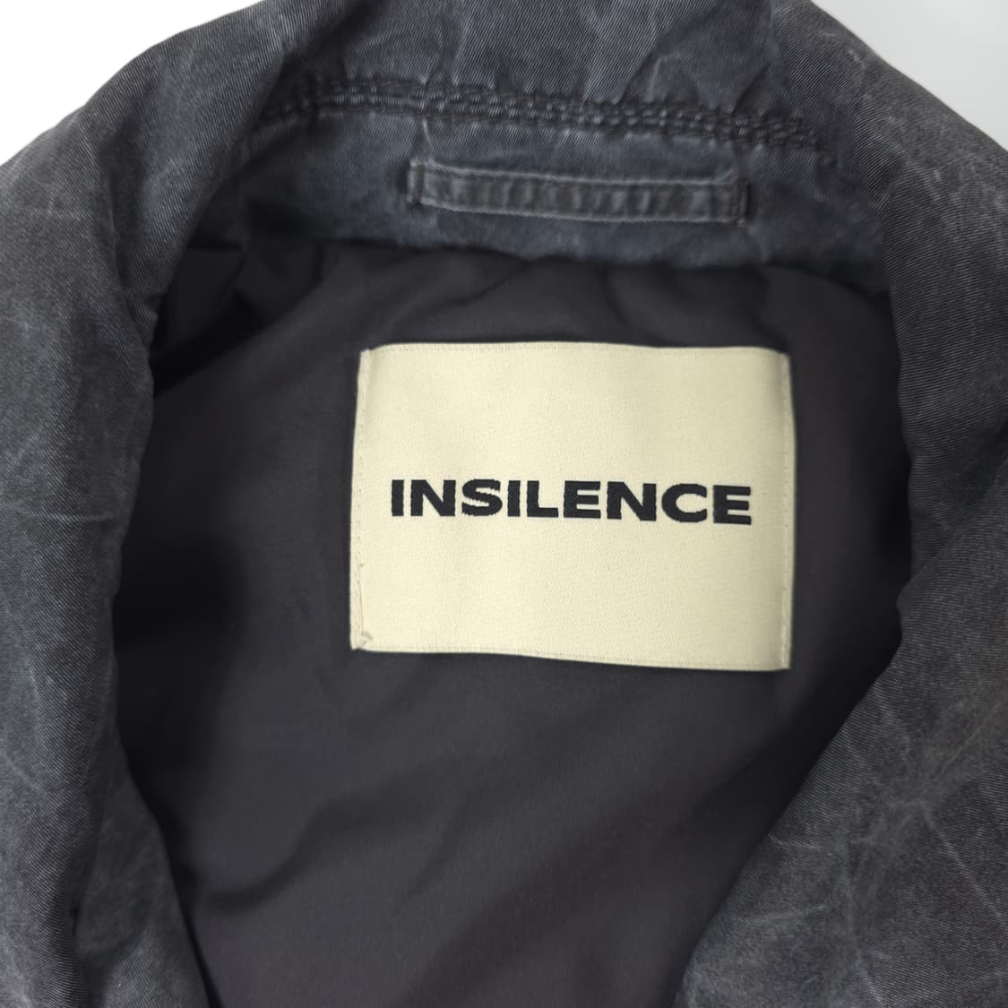 인사일런스 나일론 ma-1 자켓 워싱그레이 (L) 상품이미지4