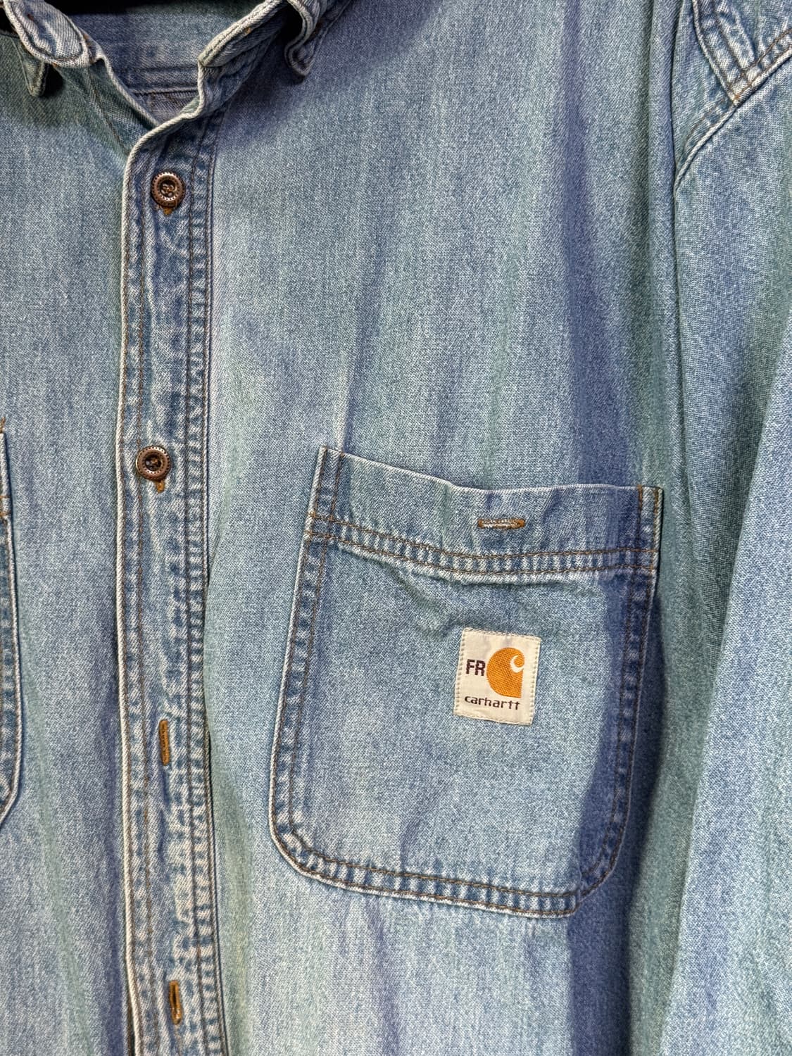 칼하트 헤비 데님 셔츠 110-115 상품이미지3