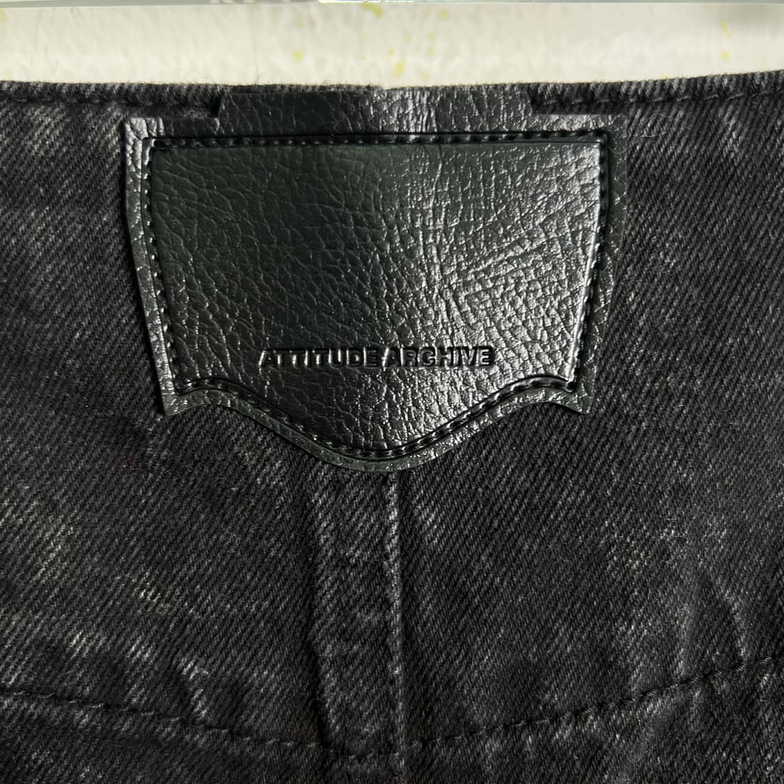 system 시스템 커브 헴 데님 롱 스커트  상품이미지7