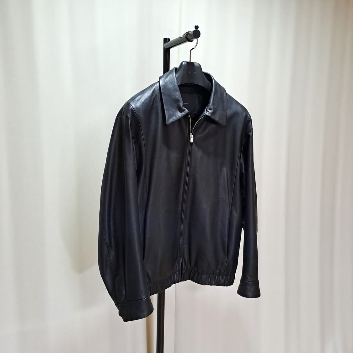 (택포) 앤드지 카라넥 오버핏 양가죽 자켓 BLC3LJ1001 B563 상품이미지3