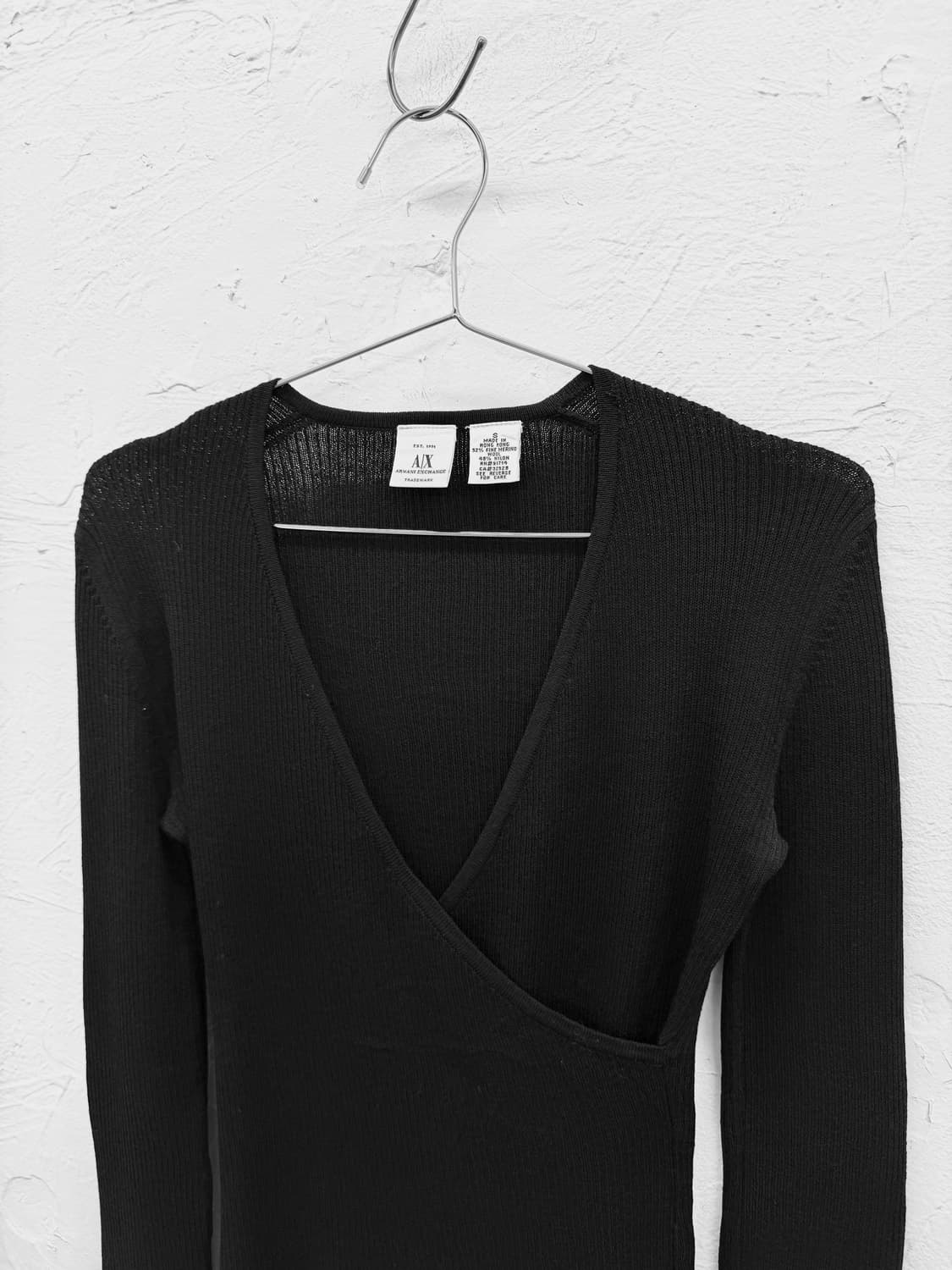 armani exchange 브이넥 랩 니트 상품이미지2