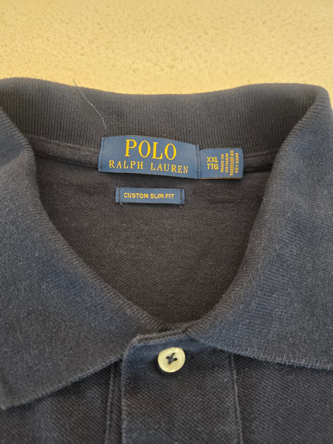 폴로 랄프로렌 블랙 긴팔 폴로티 XXL 상품이미지7