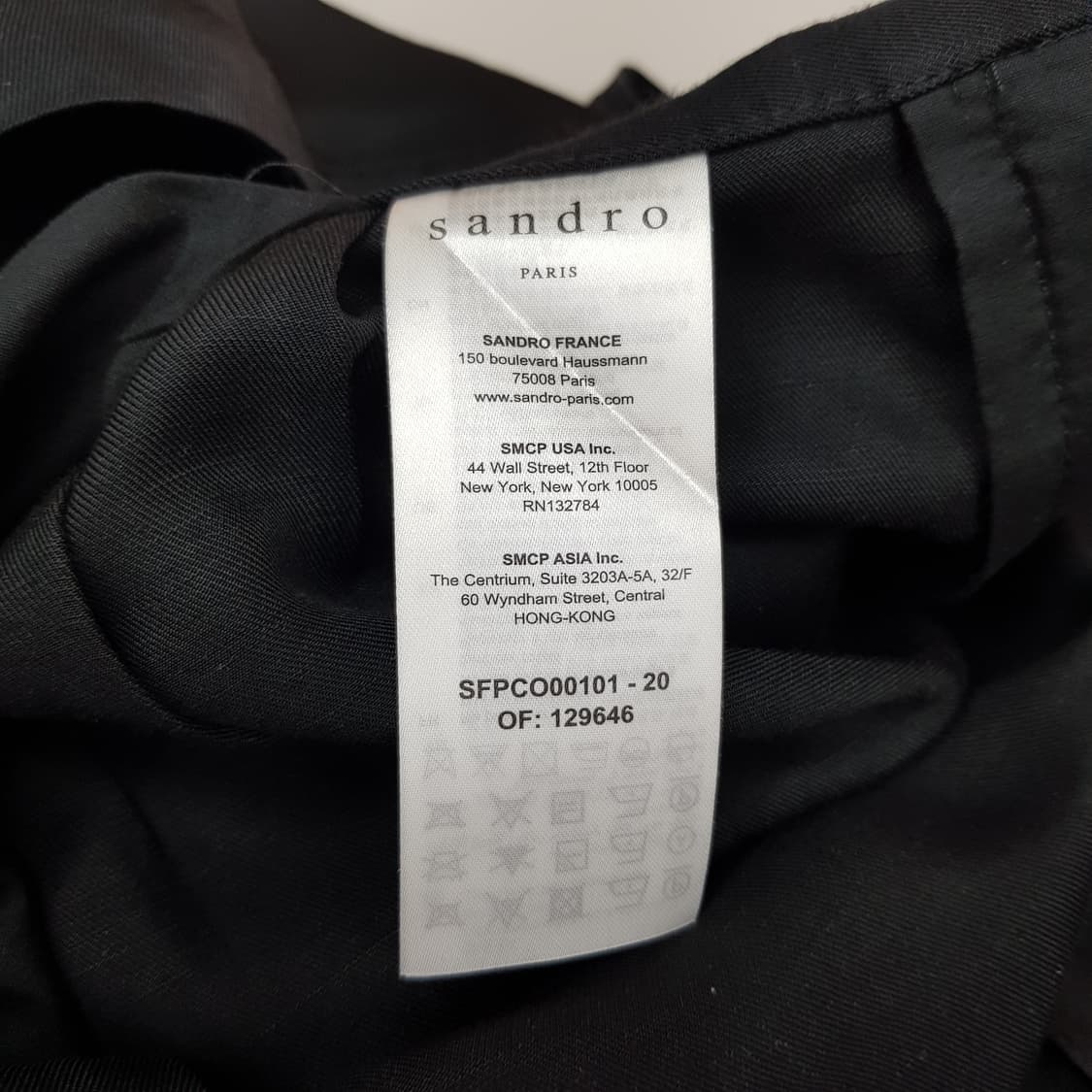 산드로 Sandro  러플 디테일 벨티드 점프슈트 34사이즈 상품이미지8