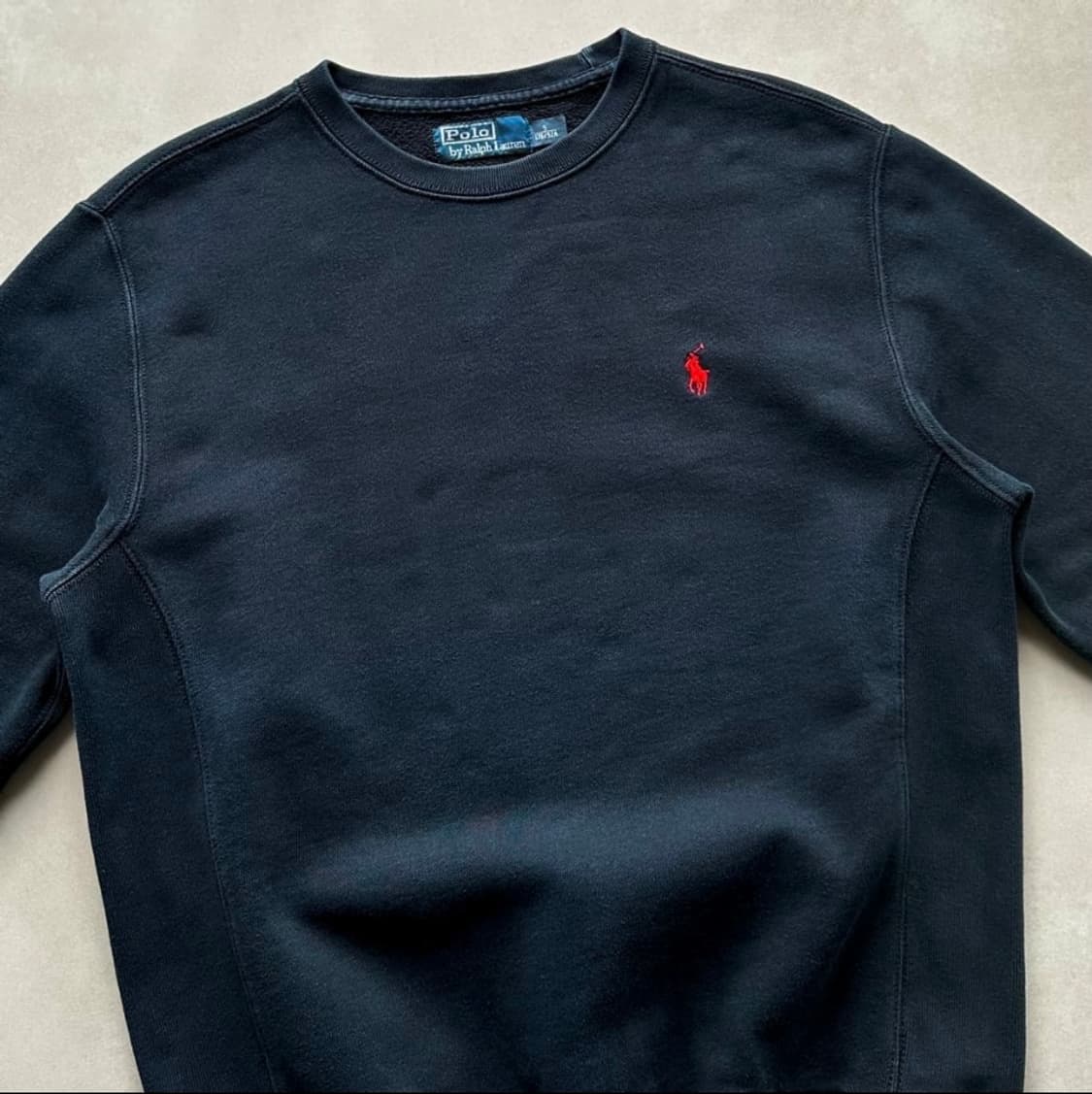 폴로 블랙 맨투맨 상품이미지2