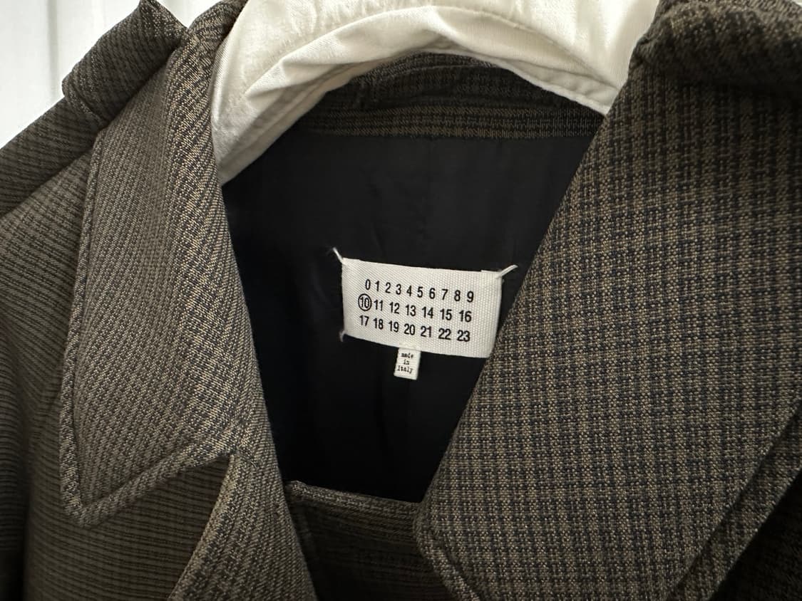 [46] 메종 마르지엘라 백스티치 발마칸 아웃라인 피오코트 상품이미지4