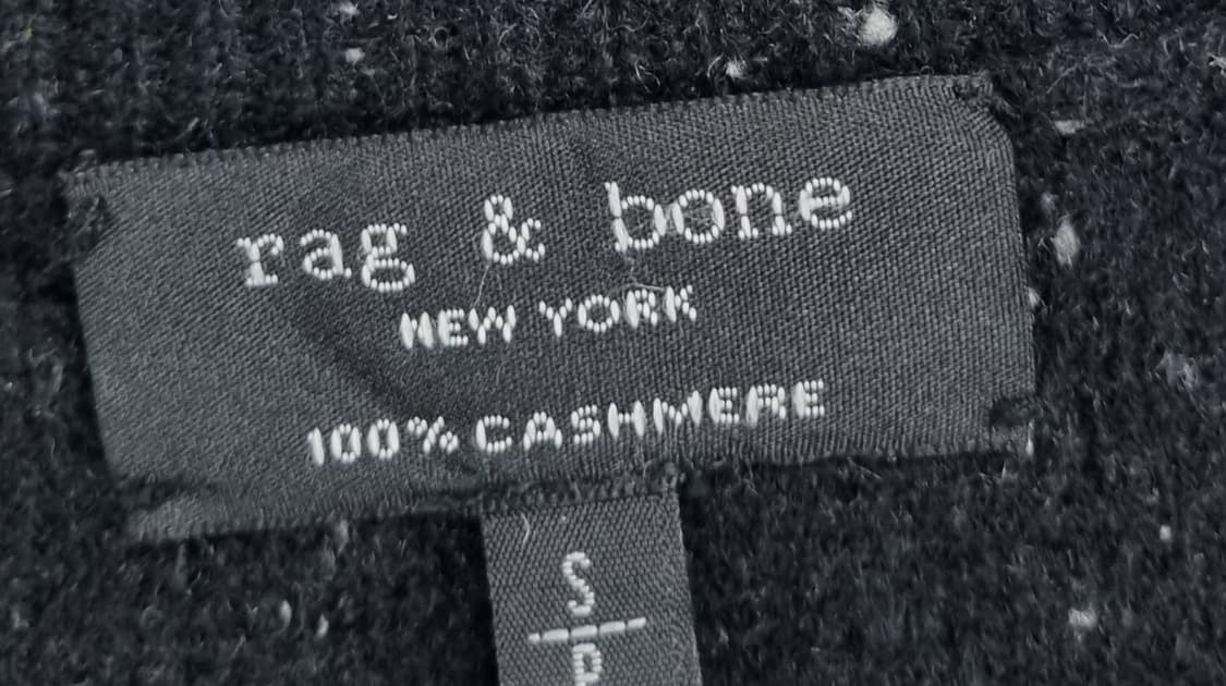S ) rag&bone 랙앤본 블랙 캐시미어100% 니트 가디건 상품이미지3