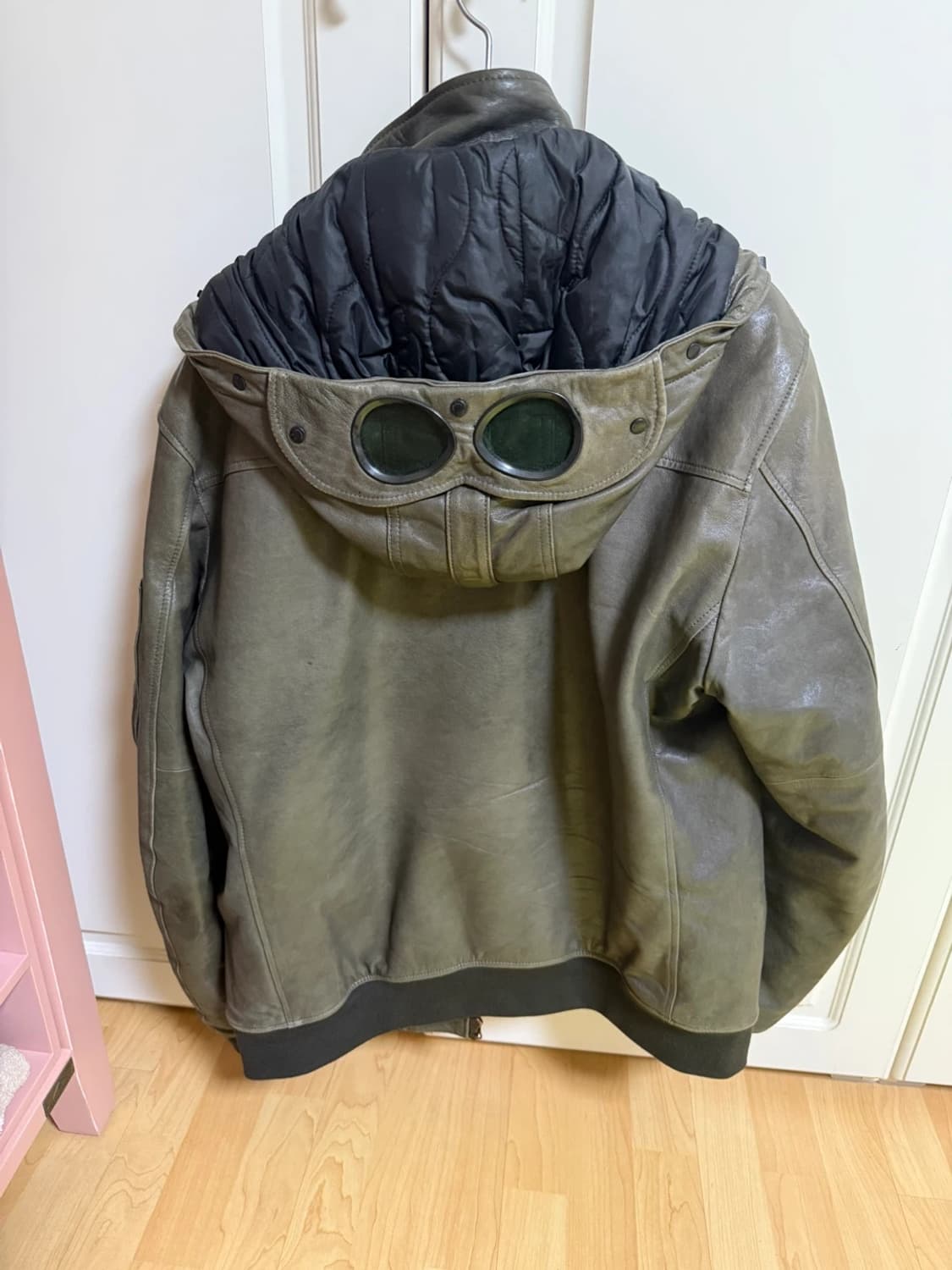 CP Company 레더 후드 마원 자켓 상품이미지2