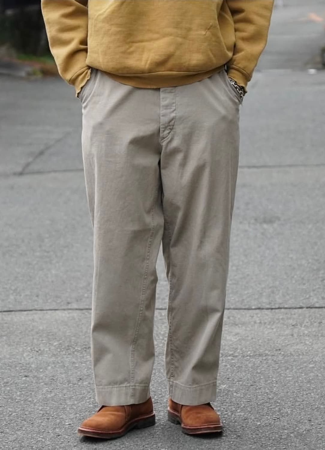 [3, 새상품] 아프레쎄 빈티지 치노 그레이지 팝니다. 상품이미지2